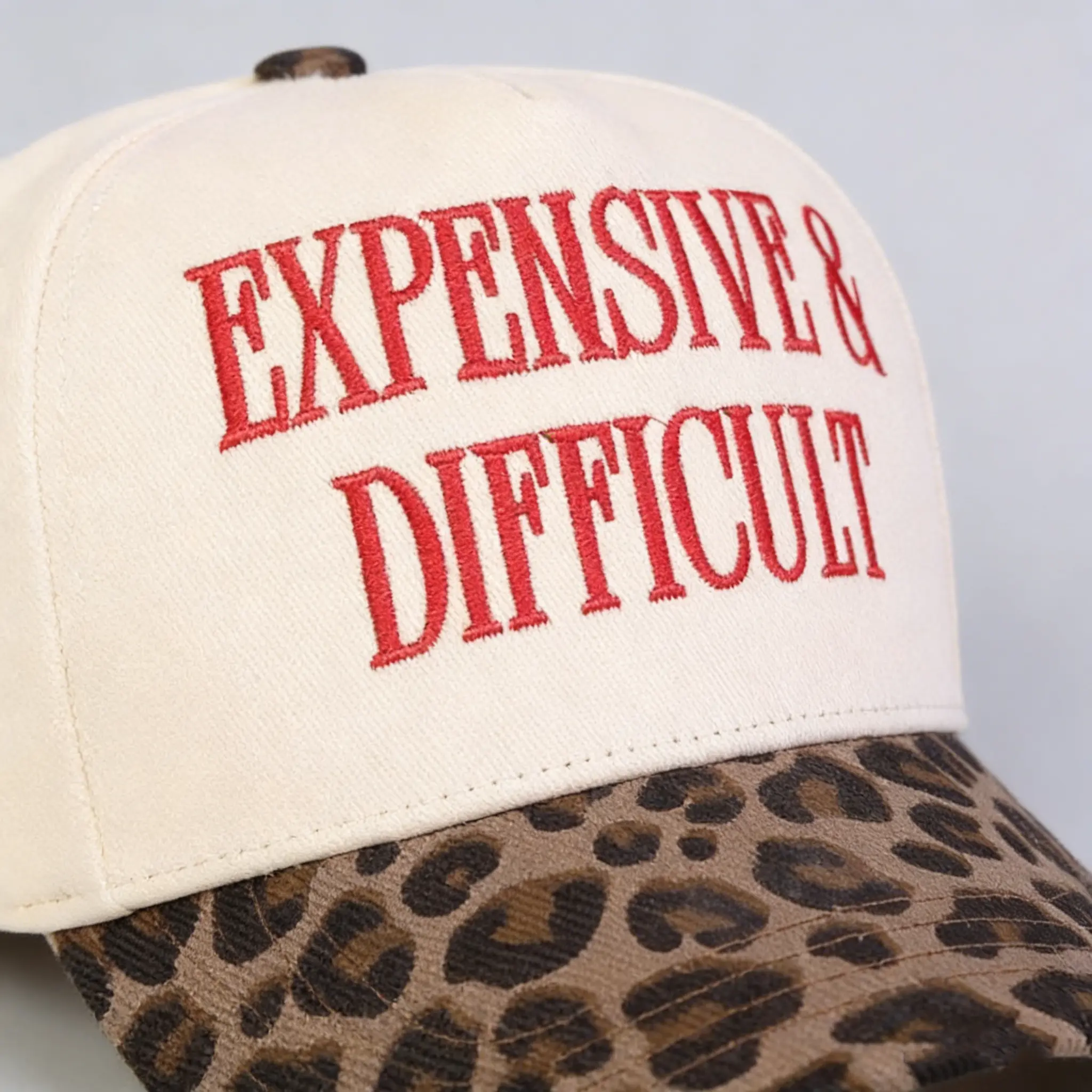 Expensive & Difficult Leopard Vintage Hat Vintage Trucker  display picture 2