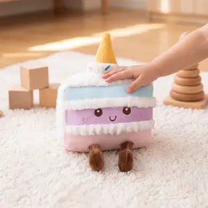 25cm Rainbow Shaped Cute Cream Cake Shaped Doll