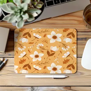 Cute Floral Mouse Pad for Computer, Computer Accessories, Desktop Accessories, Desk Accessories