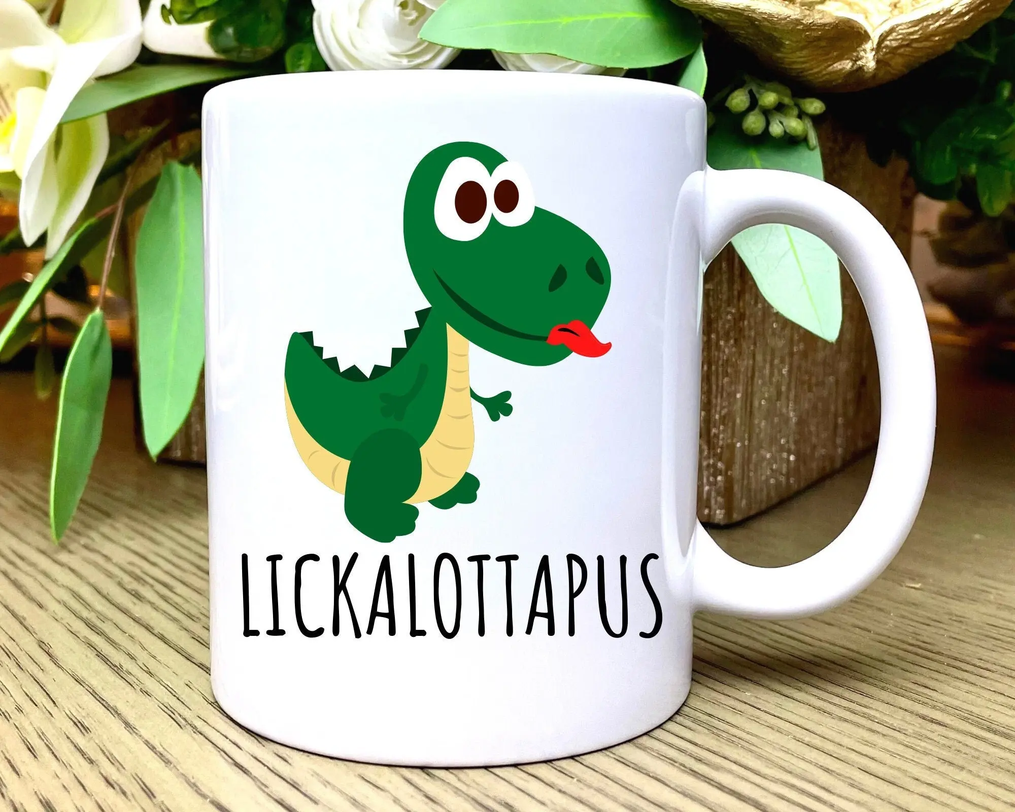 Lickalottapus Mug, Funny Lesbian Coffee Mug, LGBTQ Tea Cup, Gay Coffee Mugs, Lesbian Valentines Gift, Valentines Gift for Girlfriend Gifts