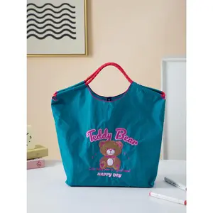 New Summer Canvas Bag for Women, Ballchain Embroidered Shoulder Handbag, Large Capacity Niche Trend Bag crossbody luxury designer tote real