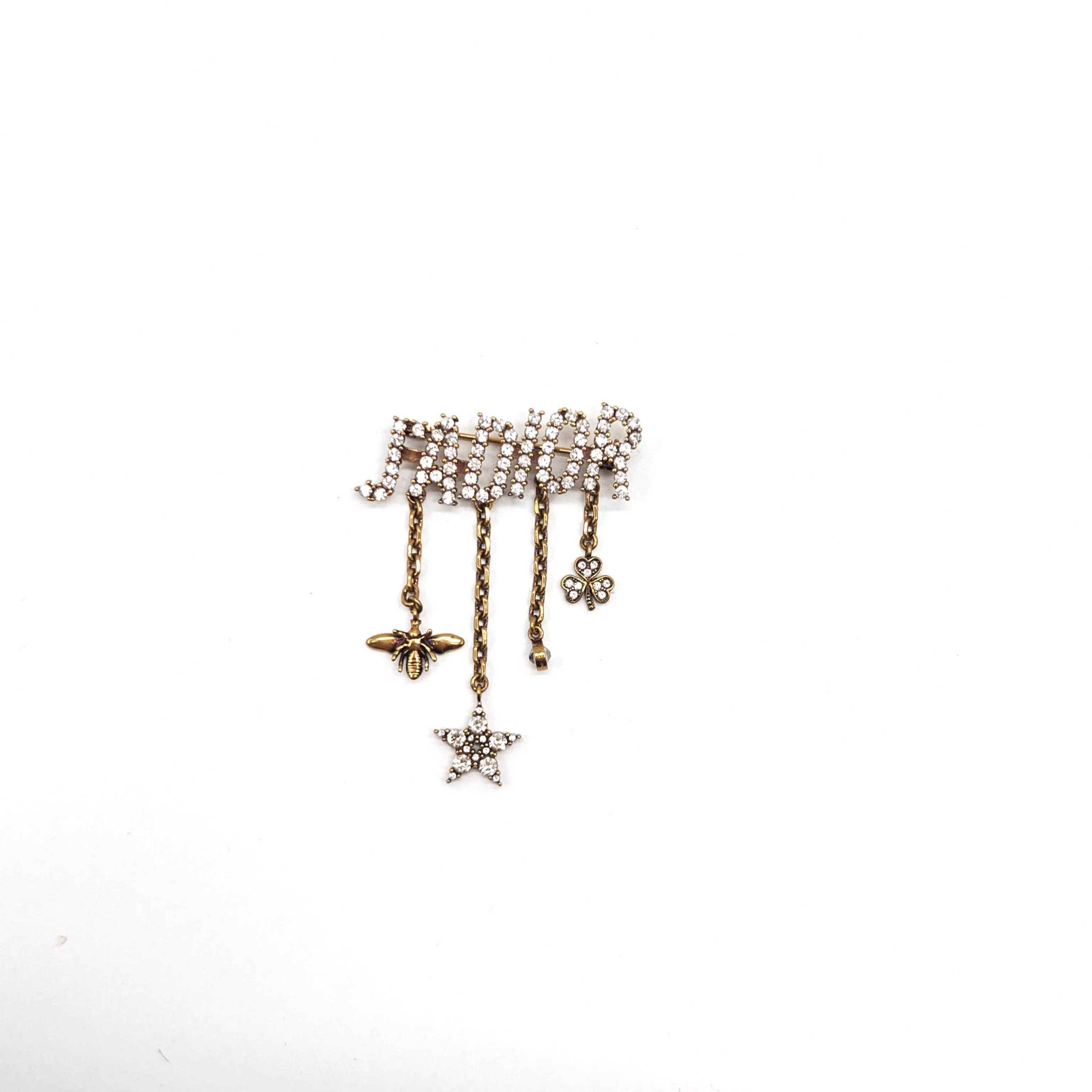 Pre-owned Dior J'Adior Charms Brooch W21530