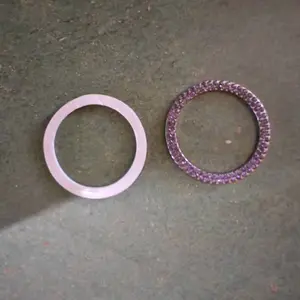 1pc Car Bling Engine Start Ring Decals, Car Push Start Button Cover, Key Ignition Knob Bling Ring, Sparkling Car Interior Accessories For Women, Car Accessory