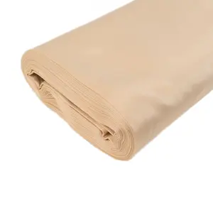 Beige Lamour Satin Fabric Bolt, Heavy Matte Satin Fabric By The Yard - 54"x10 Yards