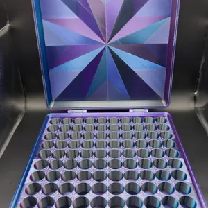 “Black Panther” Edition 3ml Peptide Storage Container - Secure Stylish Protection Plastic Box Organizer for Peptides GLP-1s - Fits Vials Up to 17mm Diameter