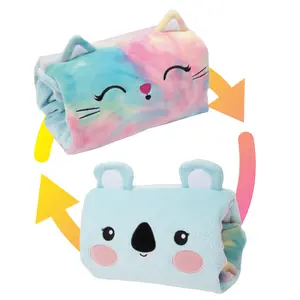 Kitty + Koala 2 in 1 Reversible, Wearable Stuffed Animal Plushie