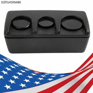 CROSSDESIGN Center Console Coin Holder Dispenser Fit For 2014-16 Chevy Loose Change Vau