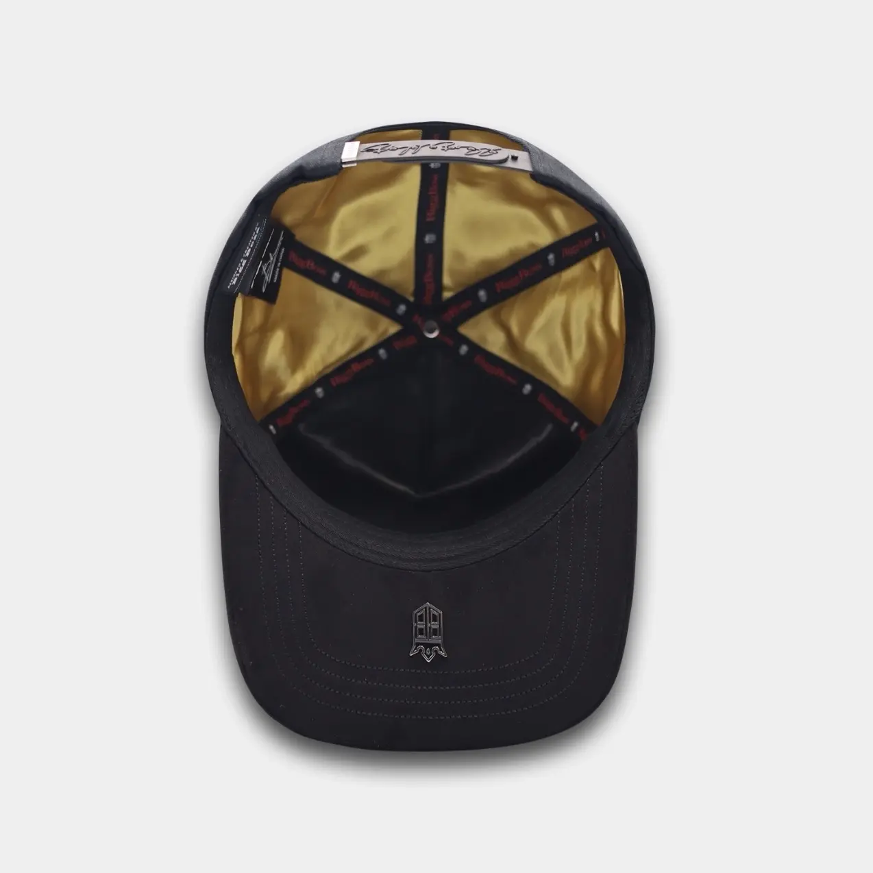 Hat BiggBoss AMR Black Gold Crystals Hat BiggBoss AMR Black Gold Crystals