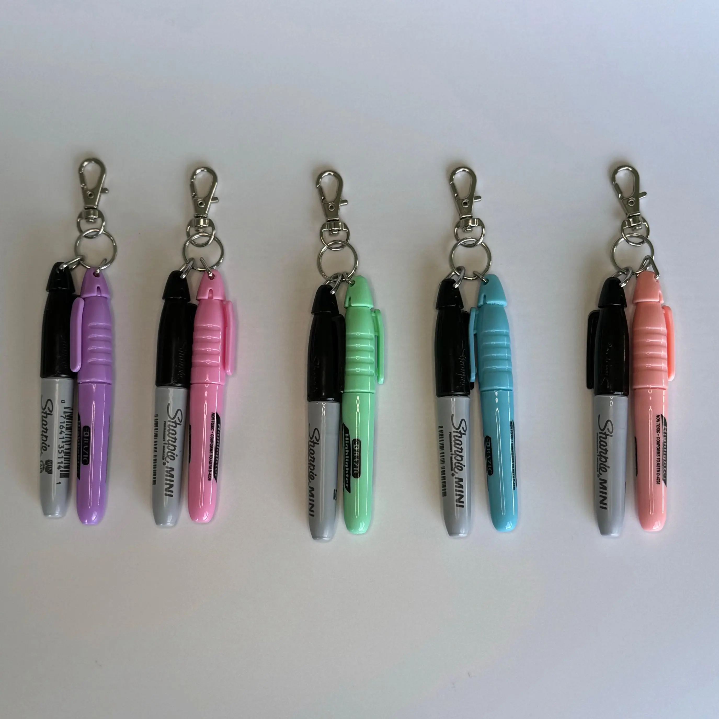 Permanet marker highlighter nursing badge reel accessory er nurse badge reel medical assistant breakaway lanyard pen keychain new nurse gift