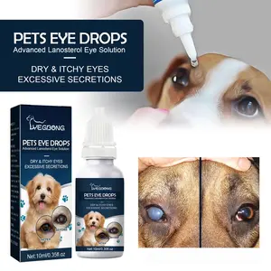 Pet Eye Drops,Dog and Cat Eye Wash | Eye Drops for Dogs and Cats to Flush and Soothe Eye Irritations, Dog Tear Stain Cleaner, Safe for All Animals
