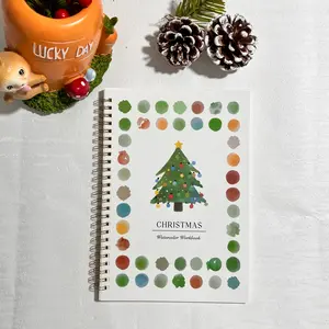 Watercolor Workbook for Coloring, Simple and Easy Watercolor Painting Book, Perfect for Beginners, Art Supplies, Art Craft Paper