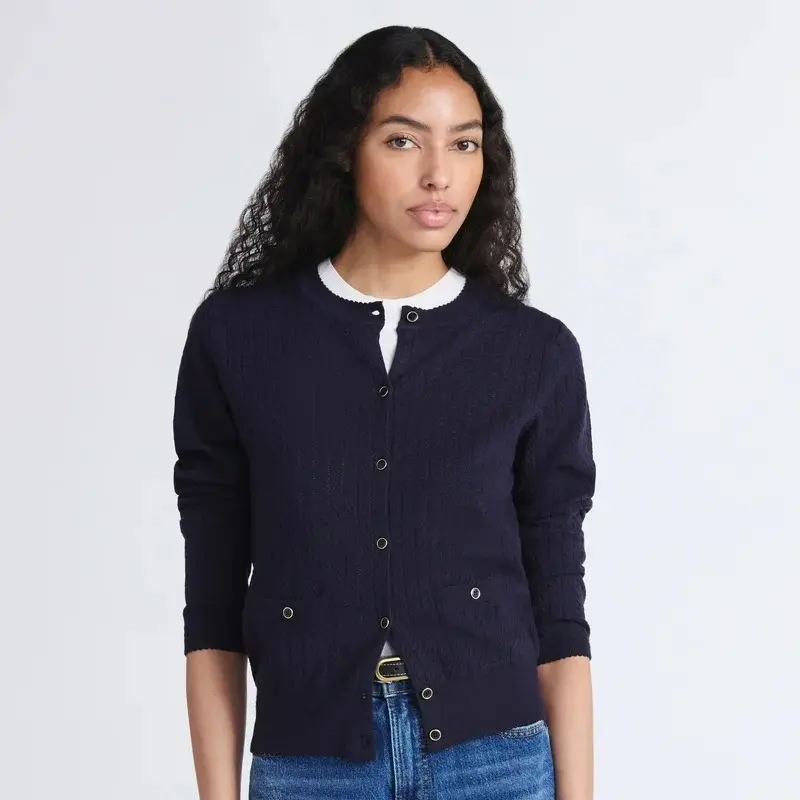 Free Assembly Women's and Women's Plus Cozy Yarn Welt Pocket Cable Cardigan Sweater, Midweight SIZE S cute fall outfits