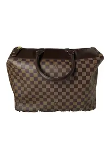 Pre-owned Louis Vuitton Leather Travel Bags Damier Ebene Neo Greenwich GM