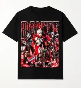 Dante Art Devil may Cry Game Play Season character unisex tshirt