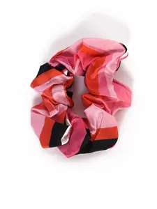 SKYE silk scrunchie Pinwheel Pink