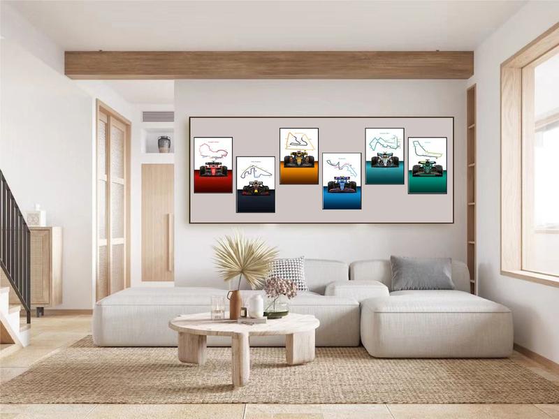 Track Map Posters Nurburgring Nordschleife Canvas Posters Decorative Room Aesthetic Bedroom Wall Art Poster Office Home Modern Hanging Picture