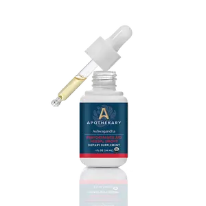 Apothékary Ashwagandha Herbal Drops - Dual-Extraction Whole-Plant Root for Resilience & Stamina - Antioxidant Rich, Alcohol-Free, Certified Gluten-Free, PETA Certified Vegan & Cruelty-Free, Third Party Tested, Plant-Based, Made in the USA