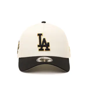 Los Angeles Dodgers Chrome Black 2 Tone 100th Anniversary SP 9Forty A-Frame Snapback