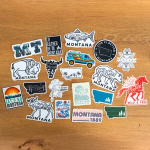 Montana Theme Stickers
