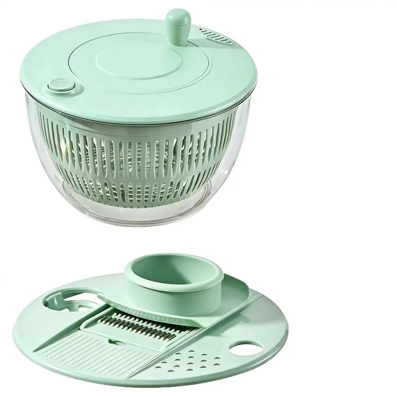 Multifunctional vegetable salad dehydrator, vegetable cutter, household fruit water spinner, cucumber and potato slicer and dryer