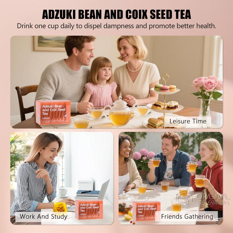 Anti Inflammation Tea Adzuki Bean And Coix Seed Tea 100g 10×10pack Red Bean Buckwheat Tuckahoe Gorgon Euryale Gardenia