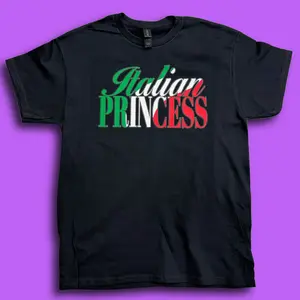 Italian Princess Tee – Red, White & Green Edition