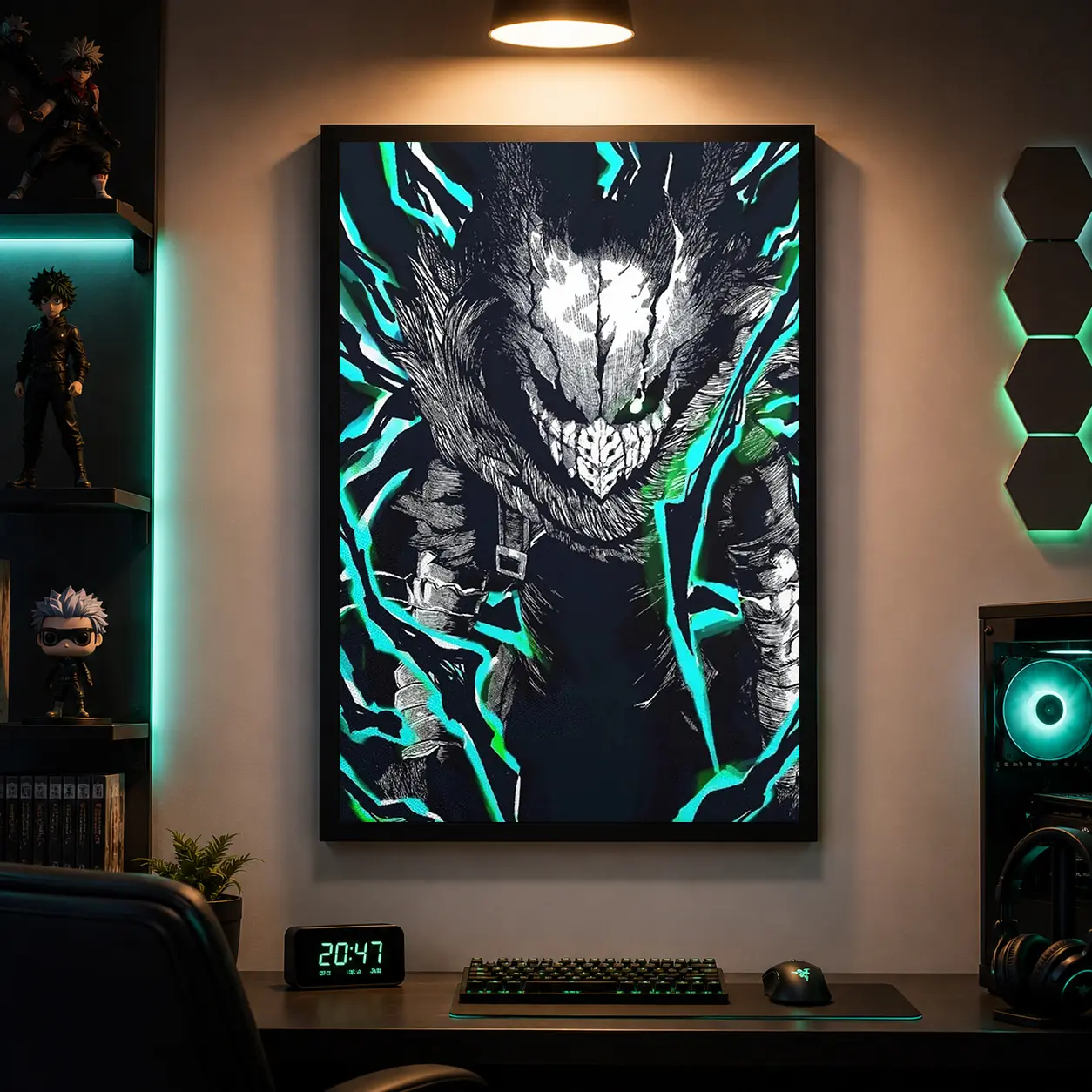 My Hero Academia Anime Poster Decor, Japanese Anime Room Decor, Manga Decor For Otaku Bedroom Dorm Office Room, Gift For Anime Fans