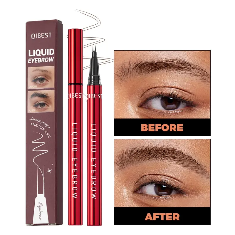 1PC eyebrow pencil is waterproof, sweat proof, quick drying, non smudging, non fading, and can last for 24 hours to shape natural, precisely sculpted brows Eyebrow Makeup Products