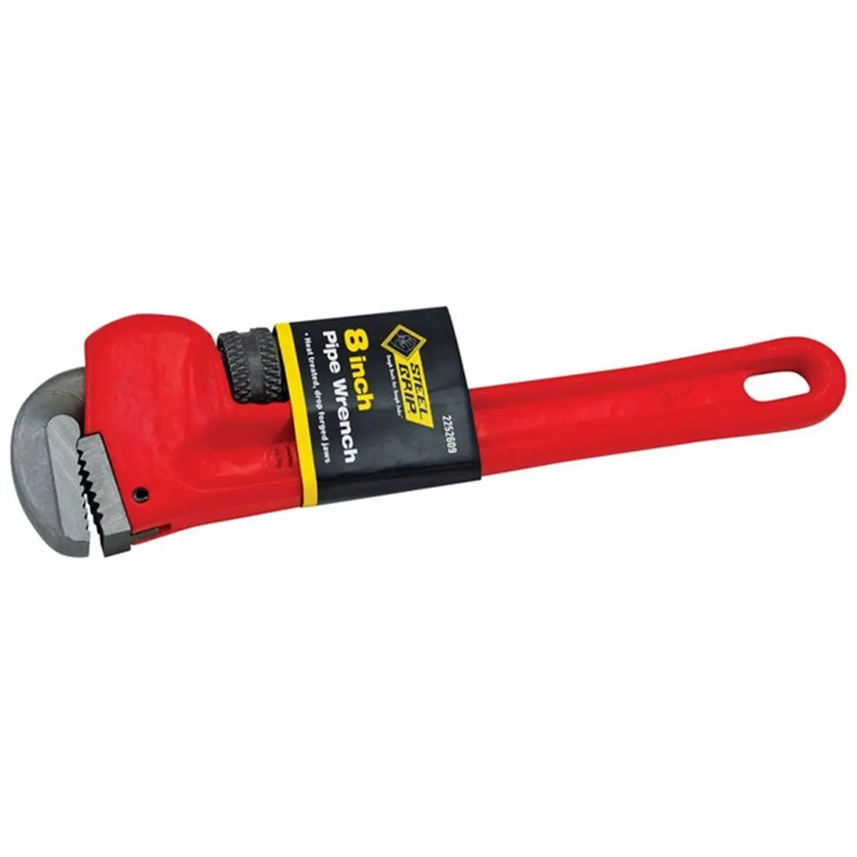 212 MAIN 8-in. Steel Grip Handle Adjustable Wrench, Essential Hand Tool for Construction Projects