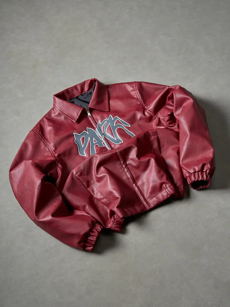 2000s leather jacket mens - TikTok Shop