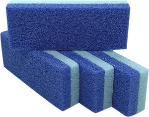 4 Pcs Foot Pumice Stone and Scrubber for Feet and Heels Callus and Dead Skins (blue)