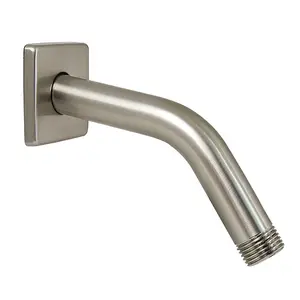 Kingston Brass  7 in. Claremont Shower Arm with Square Flange, Brushed Nickel