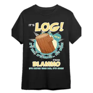 Playful Ren And Stimpy Graphic Tee In Black Cotton With Lightweight Comfort And Crew Neck Design