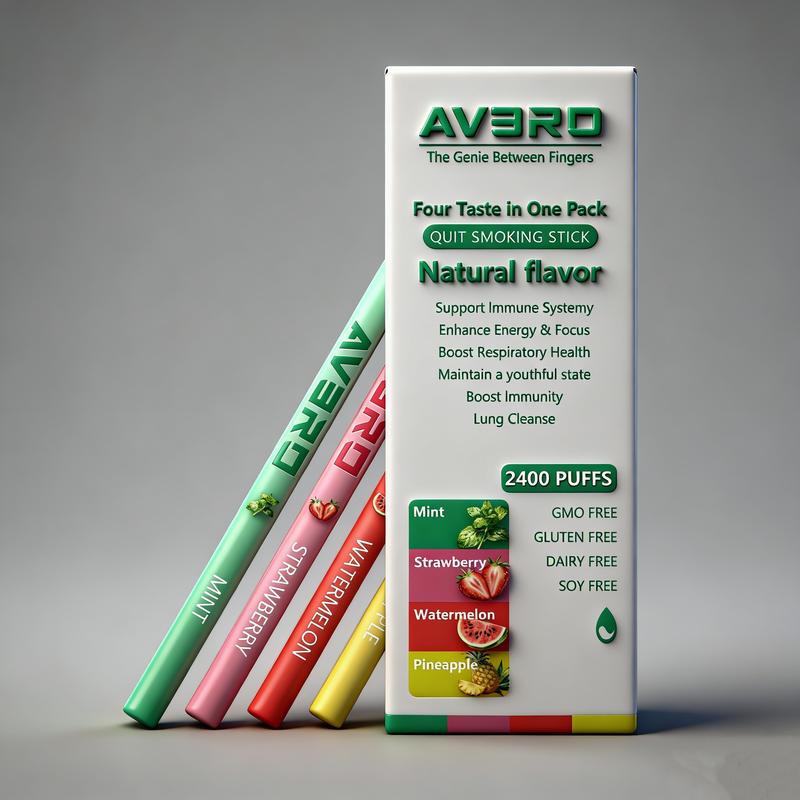 AVERO Herbal Aromatherapy Stick Thyme Mint Natural Essential Oil Diffusion Therapy Sleep Soothing Health Wellness
