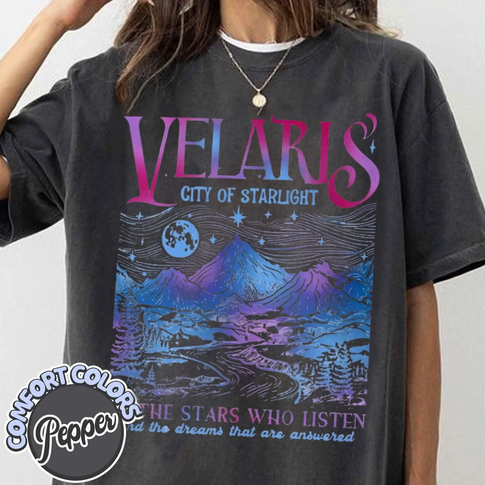 Comfort Colors  Retro Velaris The Night Court Tshirt