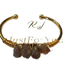 Strawberry Passion Quartz Bangle Bracelet Every Day Wear