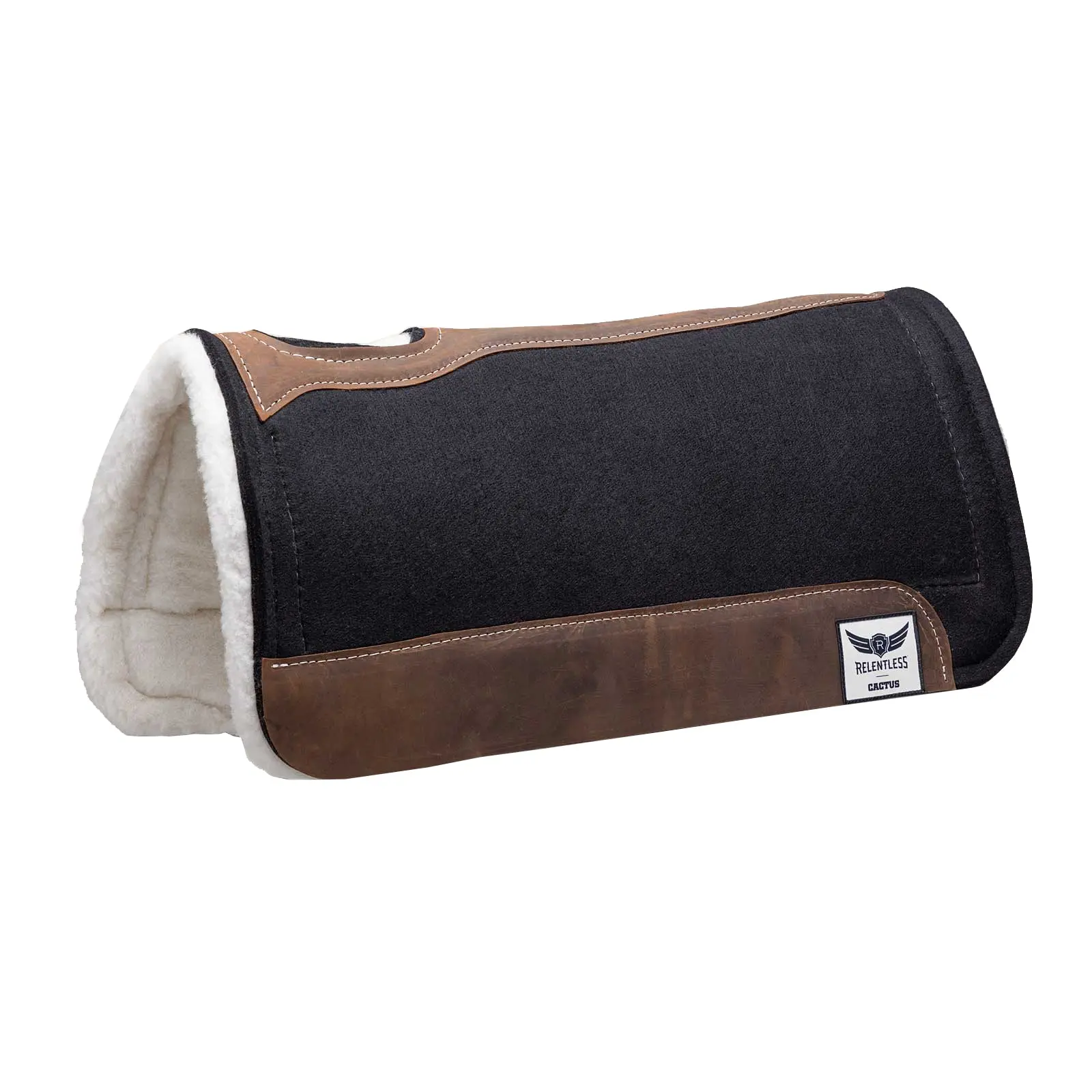 Cactus Saddlery Relentless 1" Extreme Gel Black Saddle Pad- 30"X31"