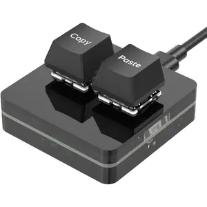 OSU Keypad HotSwap  Handed Mechanical Gaming Keyboard Backlit Mini USB Keypad for Accounting Working or Rhythm  (2-Key)