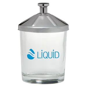 Liquid Glass Jar with Stainless Steel Lid, 75 mL DL-C602