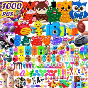 1000PCS Party Favors for Kids, Bulk Fidget Toys Assortment, Goodie Bag Stuffers, Treasure Box Prizes, Classroom Rewards, Birthday Party Favors, Pinata Fillers, Stocking Stuffers for Boys & Girls