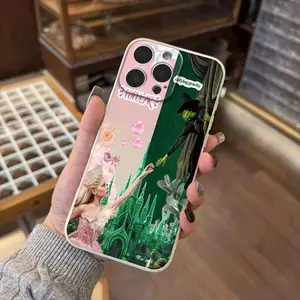 Wicked for iPhone 17 Air 16 15 14 13 12 11 Pro Max Plus, Black TPU Protective Case, Shockproof, with Lens Pro Protection Animal Design, Colorful Cartoon Cover for Smartphone