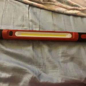 BougeRV Under Hood Work Light Bar, 3000LM LED Magnetic Light Bar with Hooks, 5200mAh Cordless Rechargeable Hood Light, Single Pack, Ideal for Mechanic, Car Repair & Garage Use