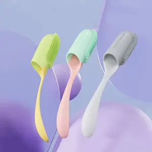 Silicone Fingertip Pet Toothbrushes (3pcs), Pet Oral Care Tools, Dog & Cat Dental Care Tools, Soft Bristles Pet Toothbrushes, Pets Dental Cleaning Brushes