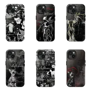 Deftones White P0ny Dark Gothic Phone Case, Stylish Drop-Proof Protective Cover for iPhone 16/15/14/13/12/11/17 ProMax Plus for Samsung phones, suitable for both men and women,  Perfect Gift for Women Men.A gift for the fans