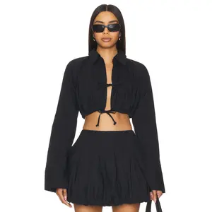 Lovers and Friends x Maggie MacDonald Valerie Top in Black