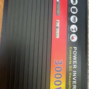 EAFC Portable Power Inverter - 3000W Peak, 1500W Rated, 12V DC to 110-130V AC, Hardwired Design with US Standard Outlet, Durable Power Converter for Car, RV, Truck & Outdoor Use (Battery Not Included)