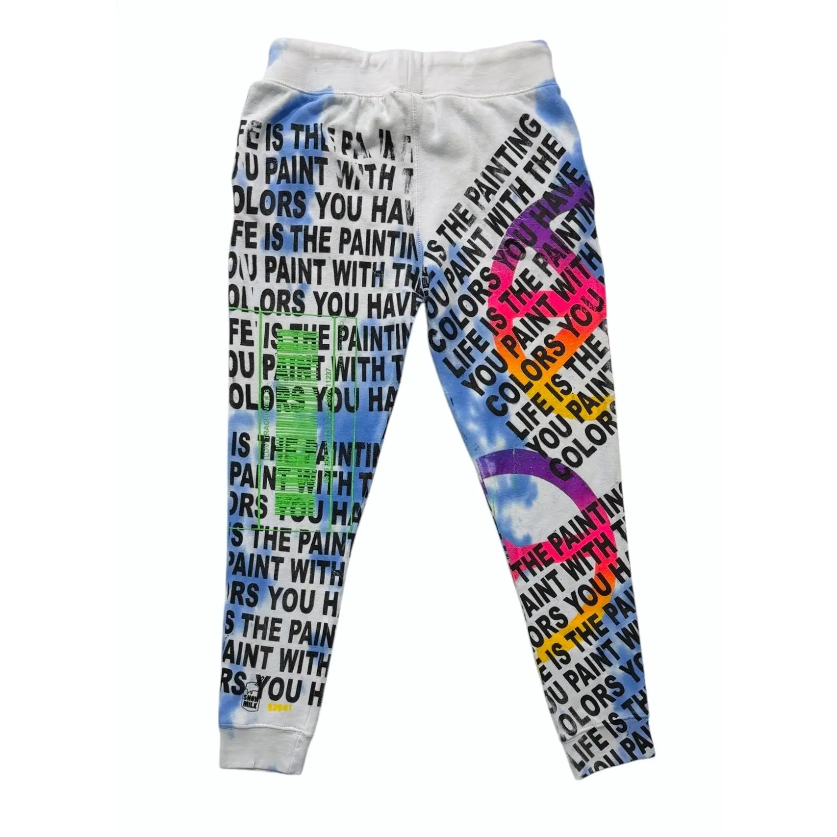 Life is The Painting You Paint Sweatpants (Size Medium)