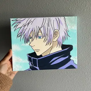 Gojo Satoru Acrylic Painting