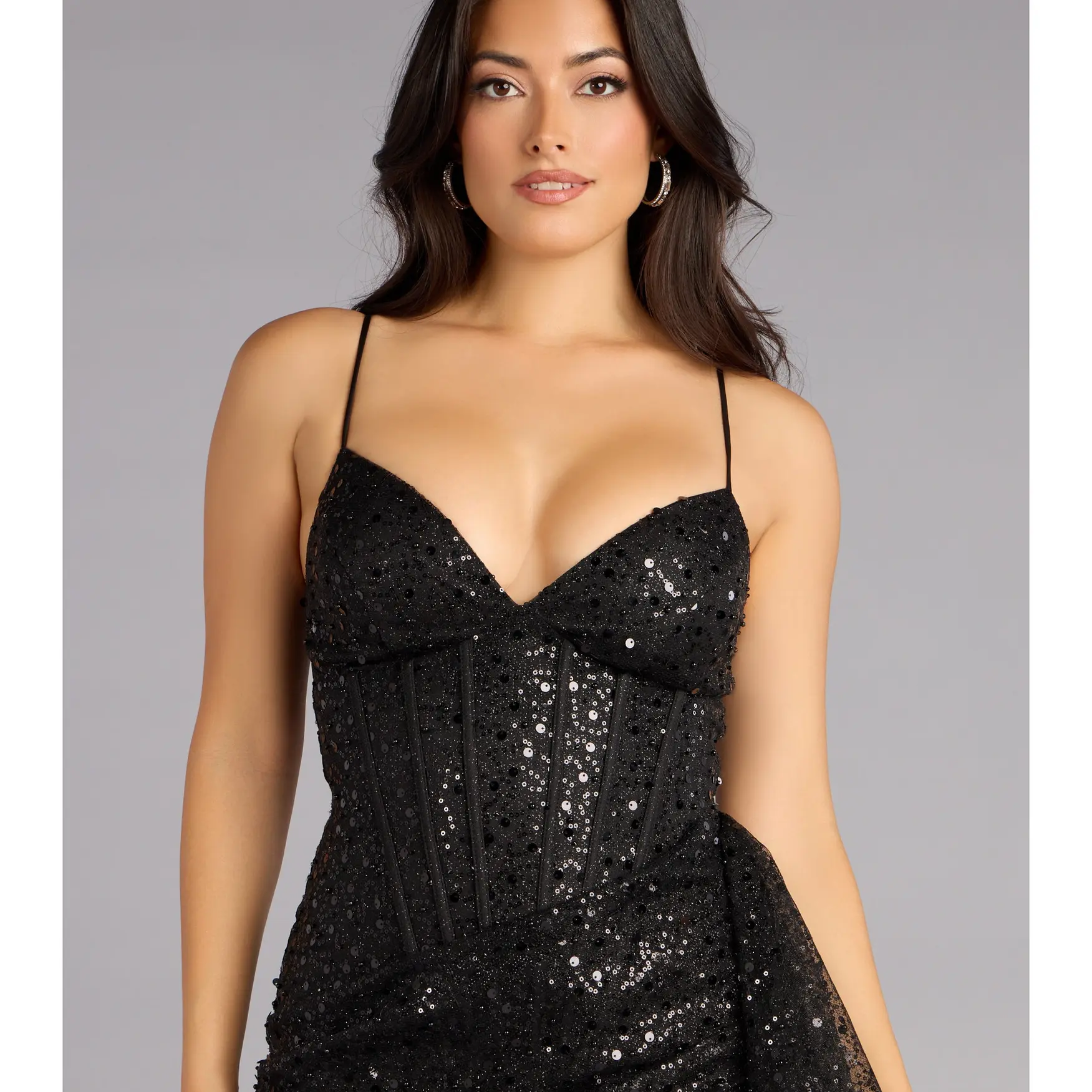 knee length dresses for ladies Kaisely Strapless Sash Mini | Bariano main image 0