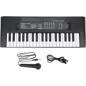 37 Key Electronic Keyboard Piano with Microphone Portable Digital Piano for Beginners Educational Musical Instrument with Recording Function